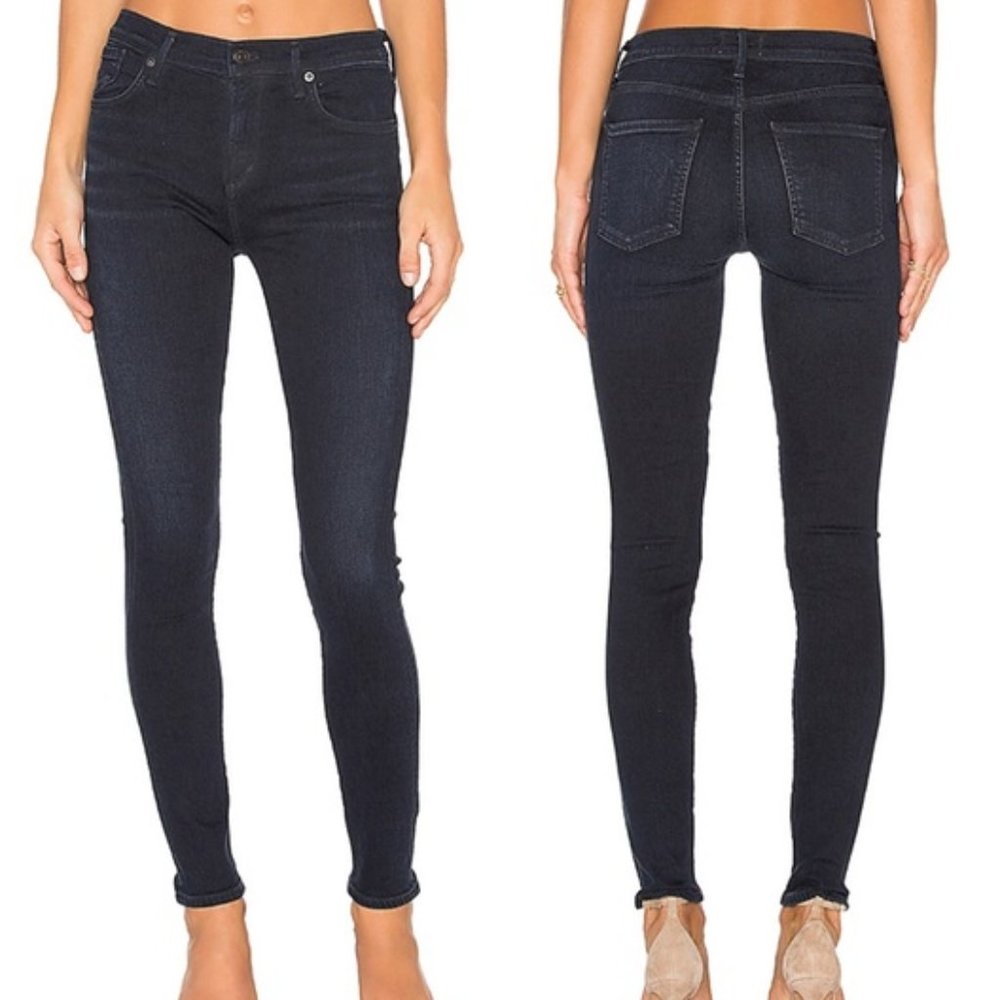 Agolde Sophie High Rise Skinny Ankle Jeans Vacant